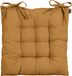 In The Mood Collection Mica Decorations stoelkussen Paddy matras - cognac bruin - 46 x 46 x 7 cm