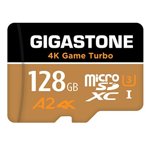 GIGASTONE 128GB micro SD geheugenkaart - 4K Game Turbo - SDXC UHS-I A2 U3 - 100/50 MB/s - Nintendo Switch - Compactcamera's - GoPro - Android Smartphones