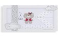 Interbaby 02197-18 - Auto-beddengoed type I OSO wit en grijs, uniseks
