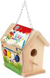 Top1Toys Bol Complete set voor het maken van een houten vogelhuisje