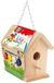 Top1Toys Bol Complete set voor het maken van een houten vogelhuisje