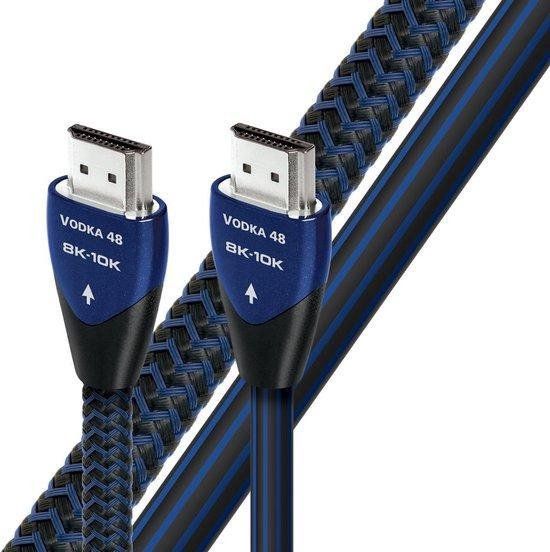 Audioquest Vodka 48G HDMI Kabel - 1m - Zwart/Blauw