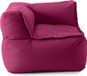 Lumaland pouf modulaire bank gevuld 81x81x70cm Wijnrood - Hoekstuk