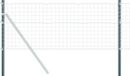 vidaXL - Hekpaal - 2 stuks - Groen - 100 cm - Poedercoated staal