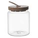 HOME DECO FACTORY KA0260 Glass jar with acacia lid