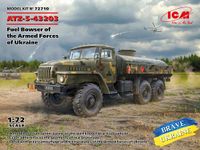 ICM Modelbouwpakket Militaire voertuigen - 72710 ATZ-5-43203 - Fuel Bowser of the Armed Forces of Ukraine Plastic - 1:72 - Modelbouw