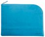 RHODIA 116736C - Etui met Ritssluiting in Imitatieleer - Turkoois - Maat L (21 x 28 cm)