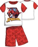 Spider-Man Pyjama - Wit - Rood - Maat 98 / 3 Jaar - Korte Mouw - Katoen