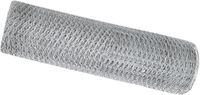 vidaXL Hexagon Hek 0,4 x 10 m Verzinkt Staal Zilver