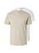 Calvin Klein Jeans Shirt taupe / wit