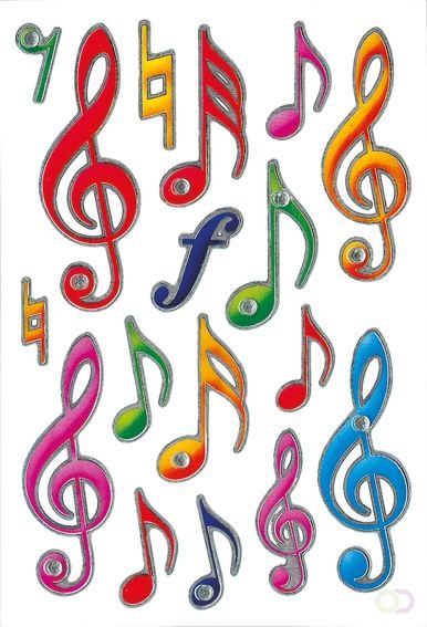 Herma 6181 MAGIC muzieksleutel Jewel - 175 Stickers