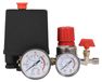 Compresseur d'air 12 bars avec pressostat et double manomètre - 3000L/min