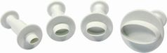 PME Mini Ovaal Plunger Uitsteker Set/4