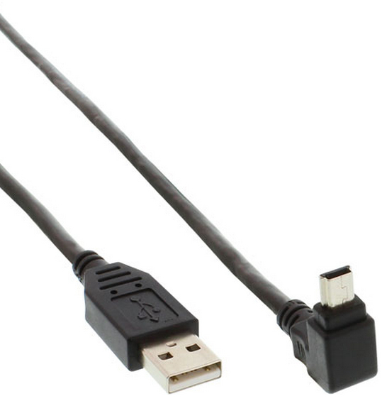 Inline 1m USB 2.0 A - Mini-B m/m