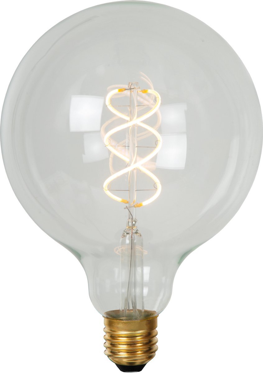 Lucide G125 Filament lamp - Ø 12,5 cm - LED Dimb. - E27 - 1x5W 2700K - Transparant