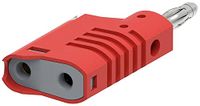 Electro PJP 1087-CD1-R Banaanstekker Stekker, recht Stift-Ø: 4 mm Rood 1 stuk(s) Piece