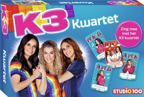 K3 Kwartet kaartspel - 36 kaarten - Denkspel - Vanaf 4 jaar