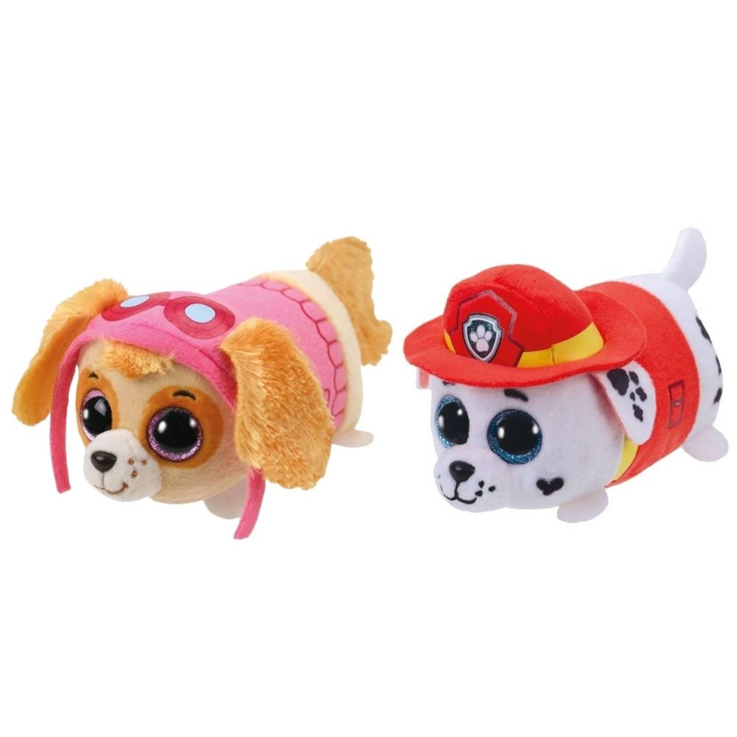 TY - Knuffel - Teeny Paw Patrol - Sky & Marshal - Meerkleurig