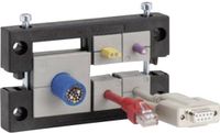 TRU COMPONENTS DVK 10/6 Kabelinvoeringsplaat Klem-Ø (max.) 16 mm Polyamide Zwart 1 stuk(s)