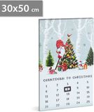 Delight LED-kalender - 2 x AA, 30 x 50 cm 1 Stuks [58466]