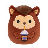Squishmallows Wade le Loup-garou brun Peluche avec Frappé, 19 cm, édition Halloween