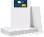 Artina set de 10 panneaux de toile carton de peinture 3mm, 30x40 cm