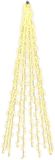 vidaXL Kerstboomverlichting met 10 LED-lampensnoeren, 1550 LED's, Warmwit