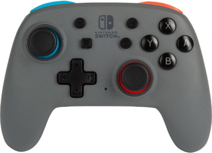 Power A PowerA Nano Enhanced Wireless Controller - Grey & Neon Blue/Red