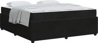 vidaXL Bedframe Zwart Stof 180 x 200 cm