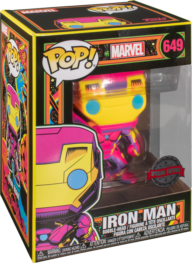 Funko POP! Vinyl Marvel Black Light