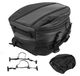 Sac de siège arrière de moto - Oxford Fabric - Capacité 7,5/10 Litres - Housse de pluie incluse - Dimensions 14x24x29,5 cm