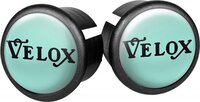 Velox Stuurdoppen 3D-Dome - Turquoise - 20 mm - 2 Stuks