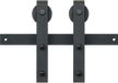 Vevor 244cm Schuifdeurbeslag J-Vormig Schuifdeursysteem met 2-Delige Rails 150kg Draagvermogen Looprail Ideaal Voor Schuifdeuren met Een Deurdikte Van 32-45mm, Deurbreedte Van 1,12-1,32m