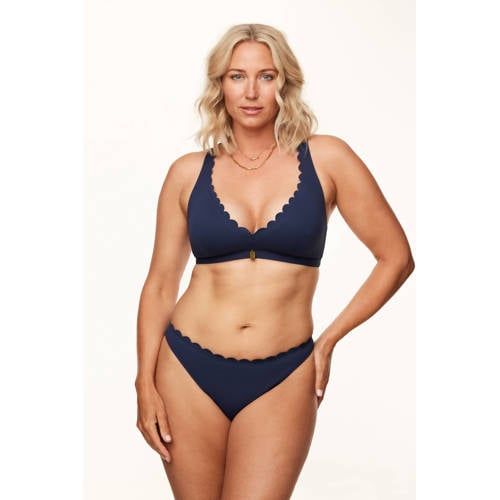 Annadiva Swim bikinibroekje Waves donkerblauw