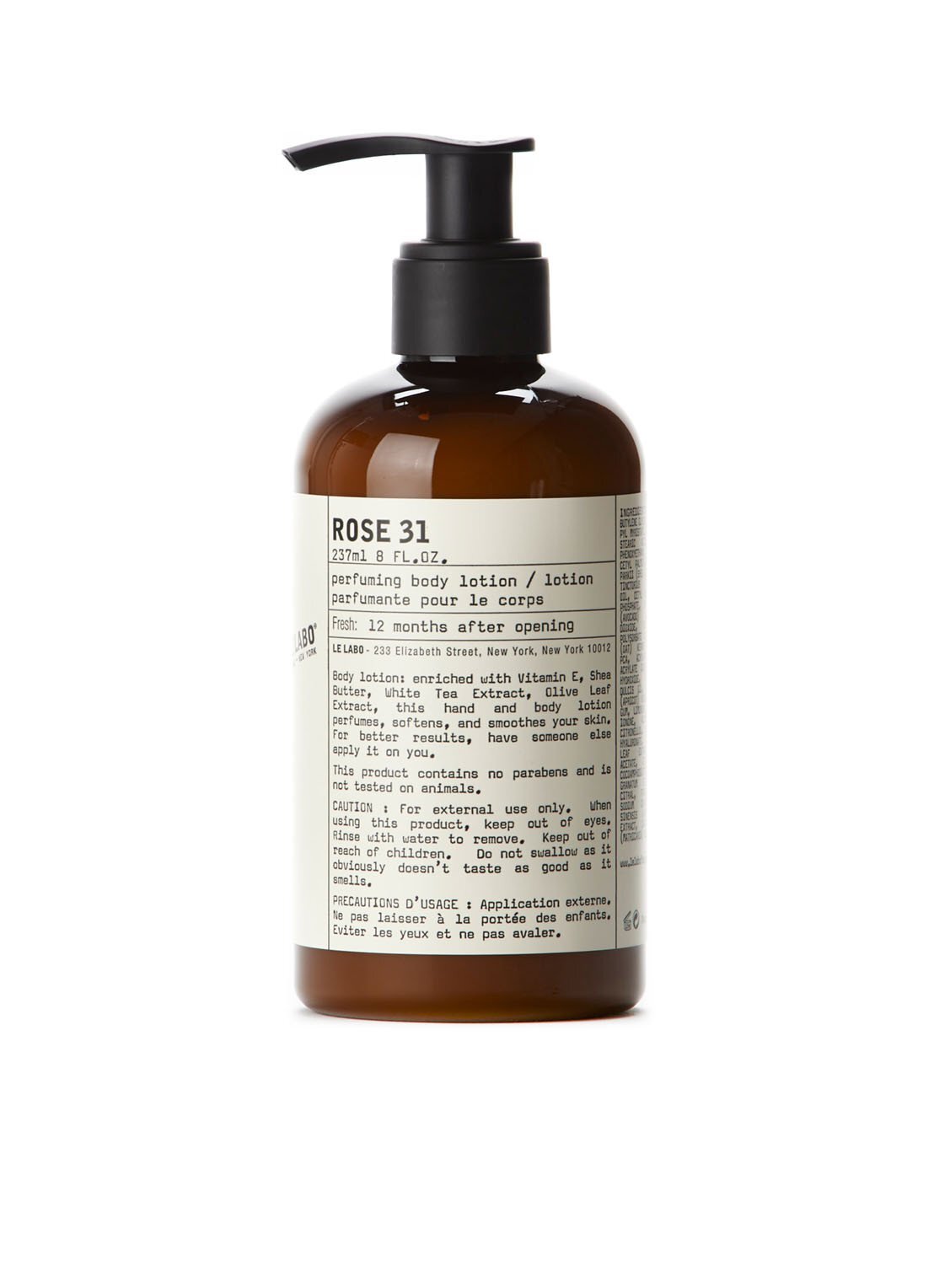 Le Labo Rose 31 hand- & bodylotion