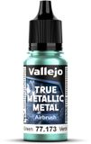 Vallejo Hobbyverf Acrylverf - 77173 True Metallic Metal - Airbrush - Kever Groen - Acryl - Verf flesje - 1x 18 ml