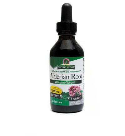 Natures Answer Valeriaan extract 1:1 alcoholvrij 1000 mg 60ML