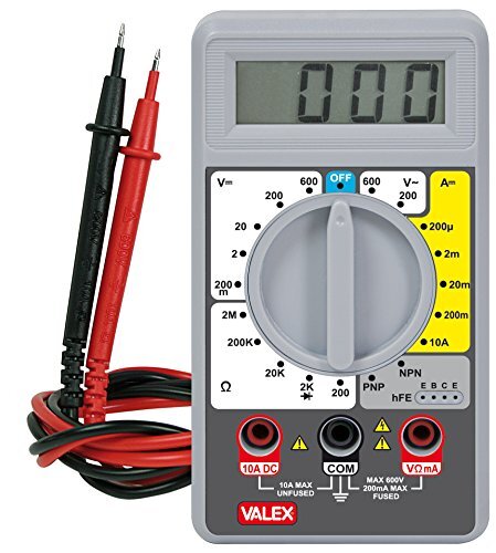 Valex 1800160.0 Tester Digital P3000, grijs