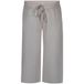 Zhenzi wide leg regular waist broek taupe