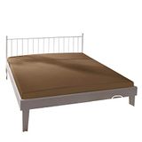 Bassetti Hoeslaken Uni M6/579 Fango katoen/elastaan, afmetingen: 180cm x 200cm, 200cm x 220cm, 9280403