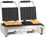 Casselin CG90D Wafelijzer - 4 Wafels - 3200W - RVS