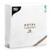 Papstar, 50 servetten "Royal Collection" 1/4-vouw 48 cm x 48 cm wit, #11577