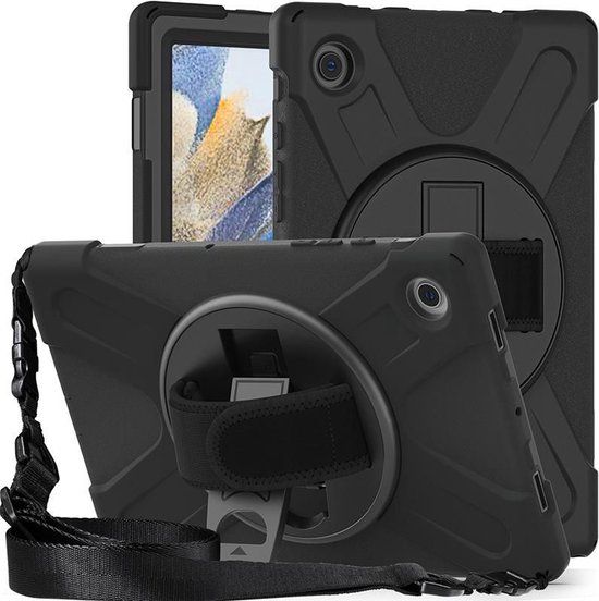 AUSTIN eSTUFF Galaxy Tab A8 10.5 AUSTIN Defender-hoes zonder ingebouwde schermbeschermer - Zwart