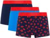 Happy Socks - 3-Pack Kisses Up Short Boxers - Heren - Navy