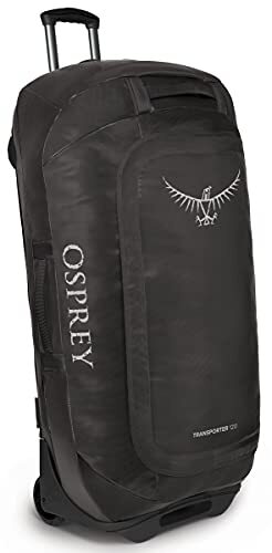 Osprey Unisex – Rolling Transporter 120 Duffel Bag voor volwassenen, zwart, O/S