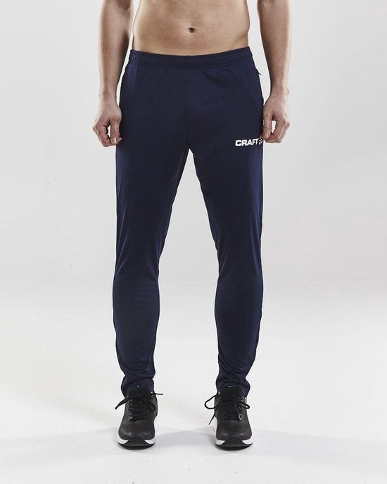 Craft Progress Pant M 1905613 - Navy/White - S - Hardloopbroek voor heren