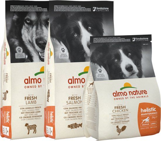 Almo Nature Holistic Adult Lam & Rijst Large Hondenvoer - 12 kg