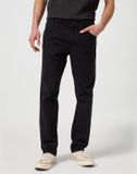 Wrangler Greensboro Straight Fit Jeans voor Heren - Black Rinse - W33 x L32