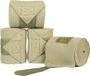 HKM Polarfleece bandages, olijfgroen, 200 cm