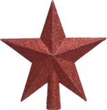 Decoris Kaemingk B.V. Piek plastic ster glitter diameter 19 cm kerstrood
